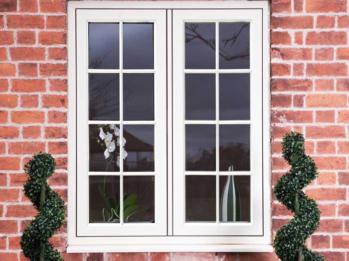 Flush sash windows from Residence 9