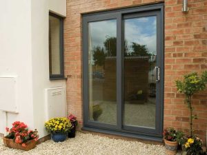 Sliding patio doors in black-modern patio doors