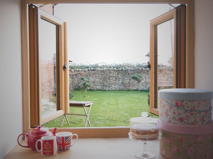 uPVC windows that look like timber