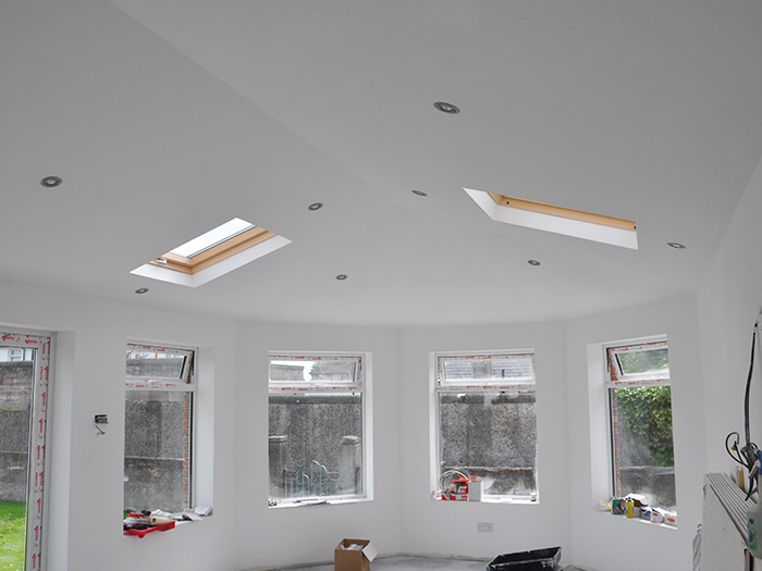 Warm Conservatory Roof interior