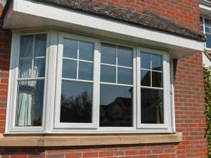 White uPVC heritage style windows- double glazing