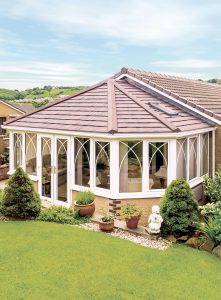 Bespoke conservatory with tiled roof