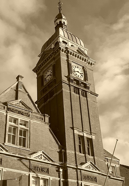 Sky clock tower Swindon