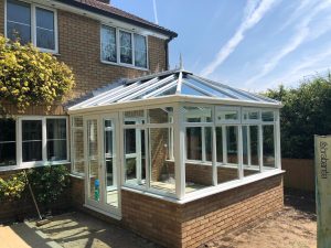 All new conservatory in a victorian style.