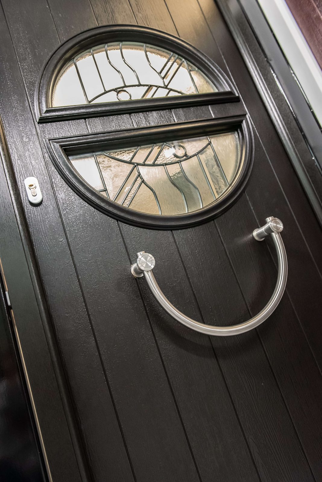 What colour front door goes with brown windows? Emerald Windows