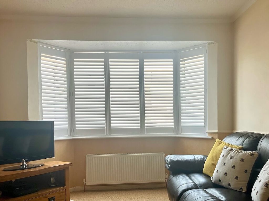 White window shutters