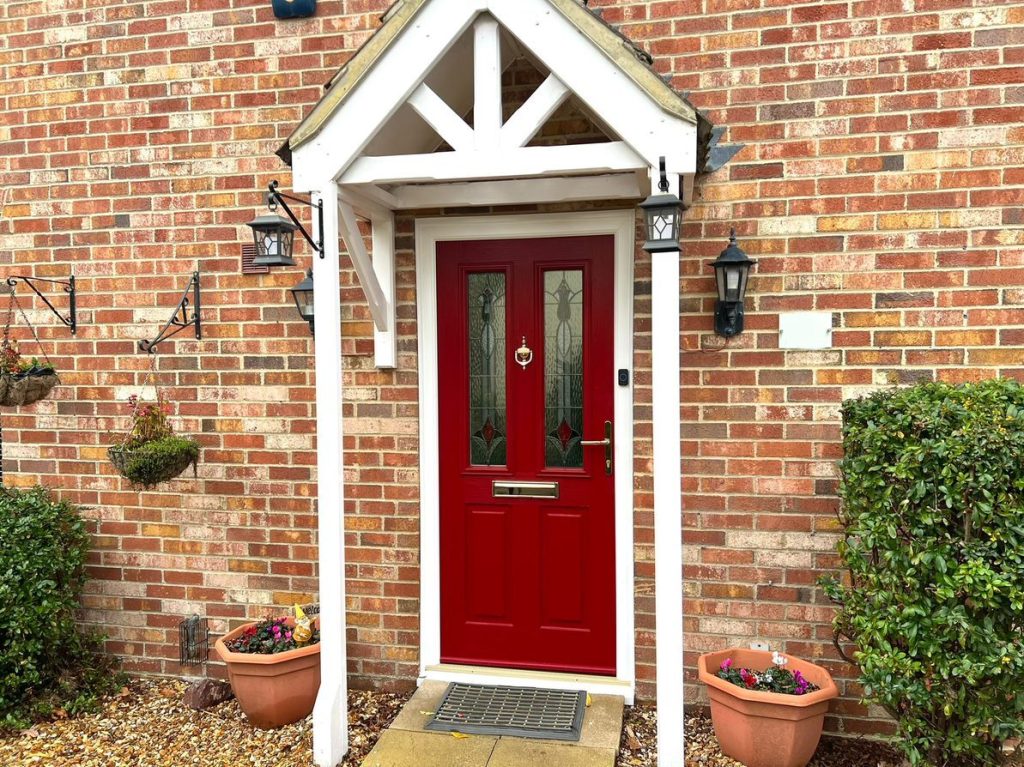 Red Composite Door