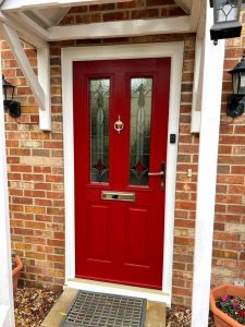 Red Composite Door 