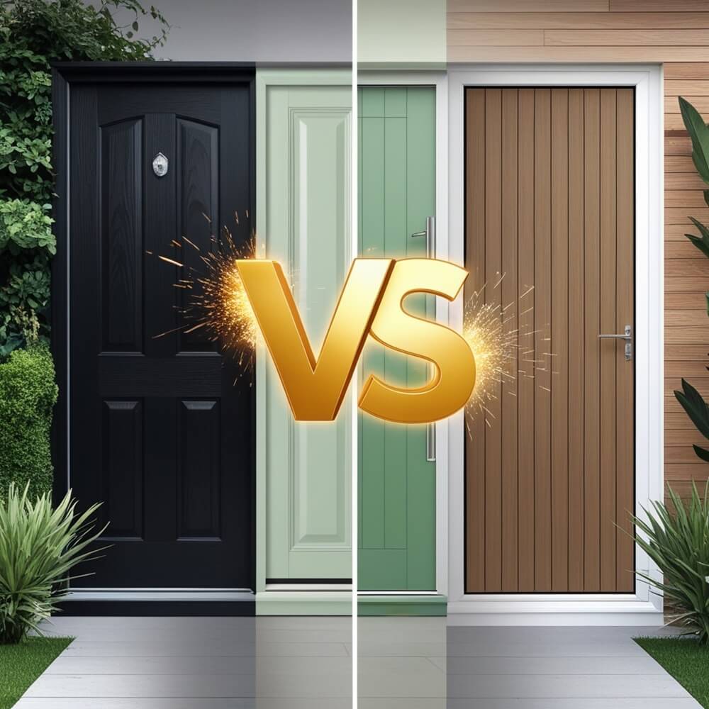 Composite vs uPVC vs Timber Doors: A Comparison Guide