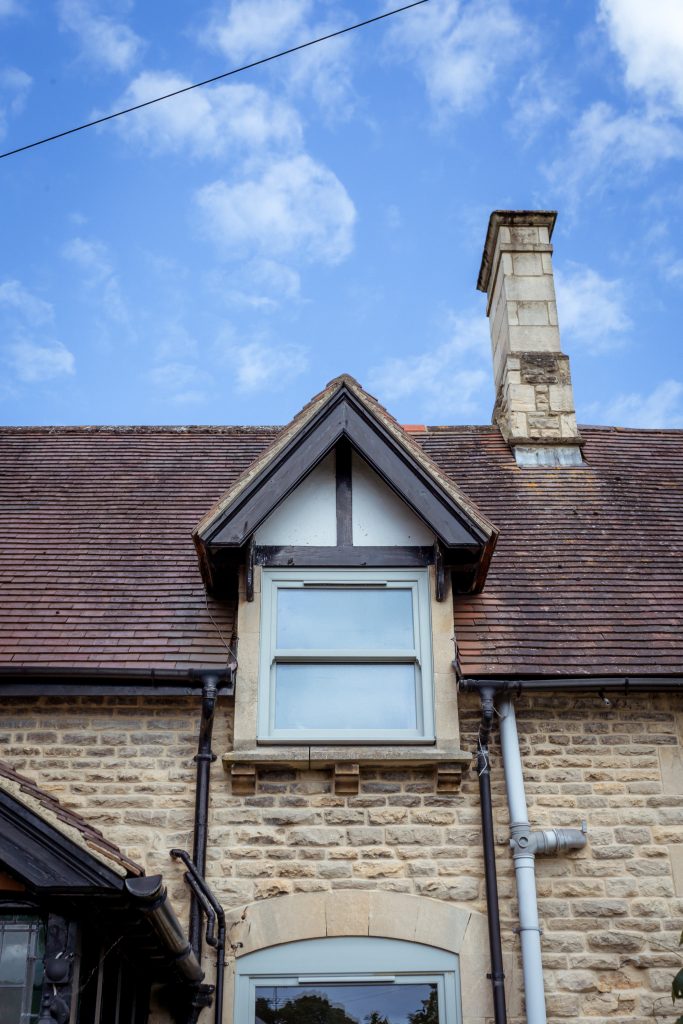 House with sash window